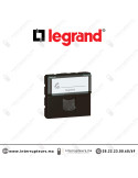 Prise CAT6 FTP 2M Legrand Mosaic Noir mat 079165L Casablanca Maroc