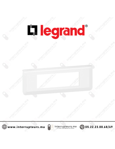 Plaque 6 modules Legrand Mosaic Blanc 078816L Casablanca Maroc