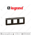 Plaque 3x2 modules Legrand Mosaic hor Noir mat LEG079046L Casablanca Maroc