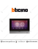 Ecran capacitif tactile BTICINO 7" aluminium BT3488 Casablanca Maroc