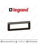 Plaque 8 modules Legrand Mosaic hor Noir mat 079058L Casablanca Maroc