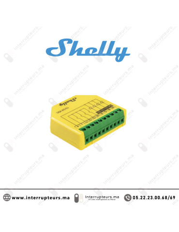 Relais domotique SHELLY Wi-Fi Plus RGBW PM SHELLY-PLUSRGBW Casablanca Maroc