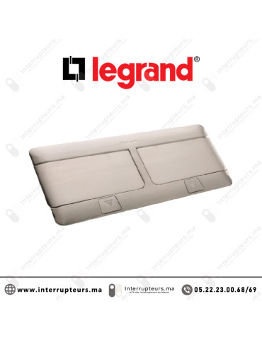 POP UP Legrand 8 modules inox mate (vide) 054023 Casablanca Maroc