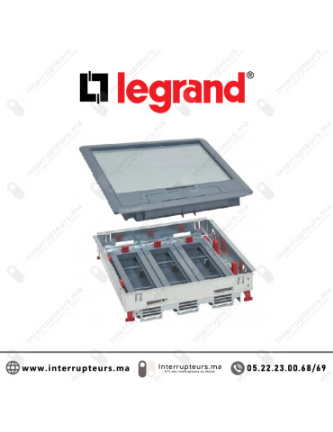 Kit boîte de sol Legrand 18 modules + couvercle (vide) 088010 Casablanca Maroc
