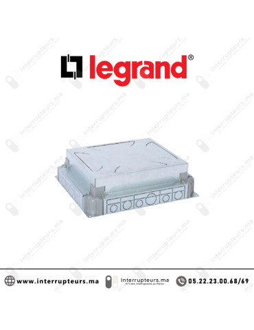 Boîte d'encastrement béton Legrand pour boîte de sol 12/18 modules 088091 Casablanca Maroc