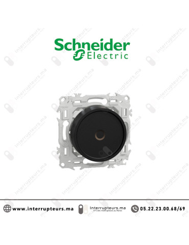 Variateur rotatif connecté Schneider Odace Noir S940513 Casablanca Maroc