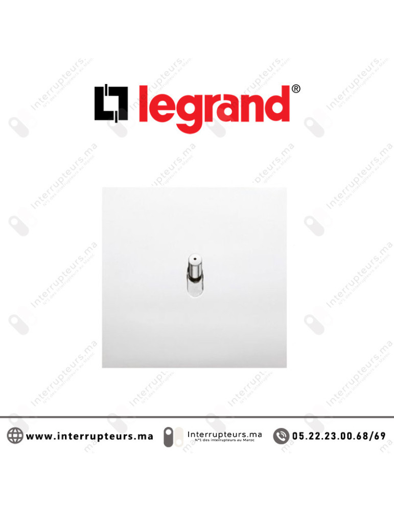 Legrand art d'Arnould va-et-vient lumineux acier miroir 67607 Casablanca Maroc