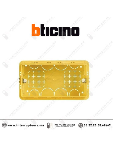 Boîte encastrement BTICINO 4 modules 504E Casablanca Maroc