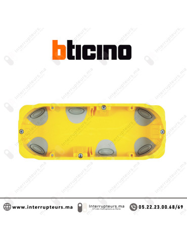 Boîte d'encastrement BTICINO 6 modules cloison sèches BTPB506N Casablanca Maroc