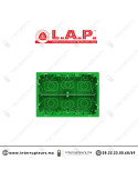 Boîte d'encastrement LAP rectangle 2 & 3 modules 7313 Casablanca Maroc