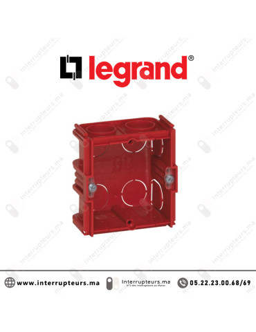 Boîte LEGRAND Batibox maçonnerie 2 modules 080141 Casablanca Maroc