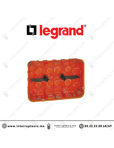 Boîte LEGRAND Batibox maçonnerie 2x3 postes ou 2x6 à 8 modules 080126 Casablanca Maroc