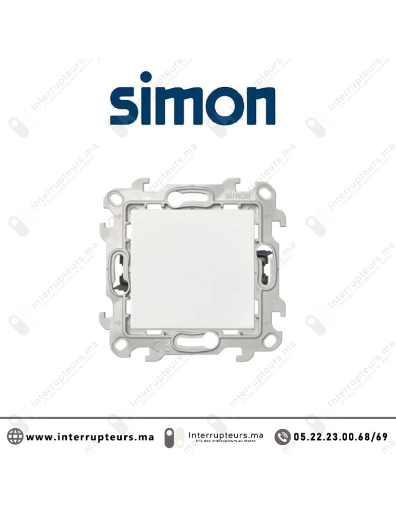 Interrupteur Va & vient SIMON 24 blanc 2410201-030 Casablanca Maroc