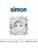 Prise 2P+T SIMON 24 blanc 2410458-030 Casablanca Maroc