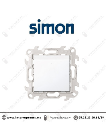 Interrupteur à carte SIMON 24 blanc 2410526-030 Casablanca Maroc