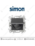 Prise 2P+T étanche IP44 SIMON 24 graphite 2400447-038 Casablanca Maroc