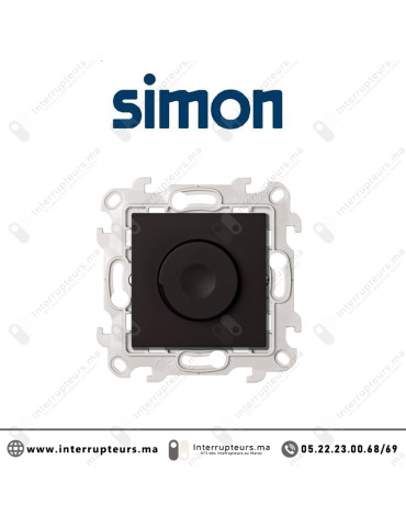 Variateur 500W SIMON 24 Noir mat 2410313-098 Casablanca Maroc