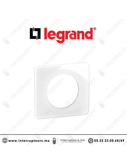 Plaque Legrand Céliane Blanc Relief 1 poste CP0601 Casablanca Maroc