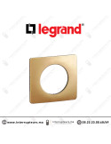 Plaque Legrand Céliane Laiton Satiné 1 poste CP1201 Casablanca Maroc
