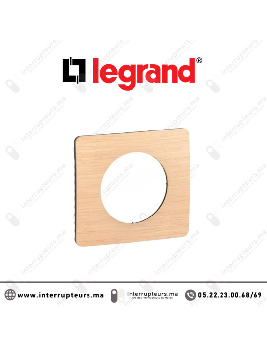 Plaque Legrand Céliane Hêtre 1 poste CP1401 Casablanca Maroc