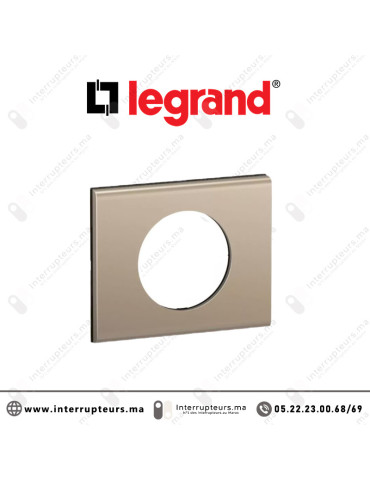 Plaque Legrand Céliane Nickel Satiné 1 poste CP2101 Casablanca Maroc