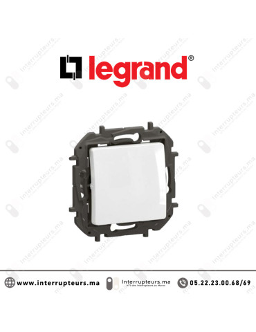 Bouton poussoir Legrand Niloe lumineux Blanc Casablanca Maroc
