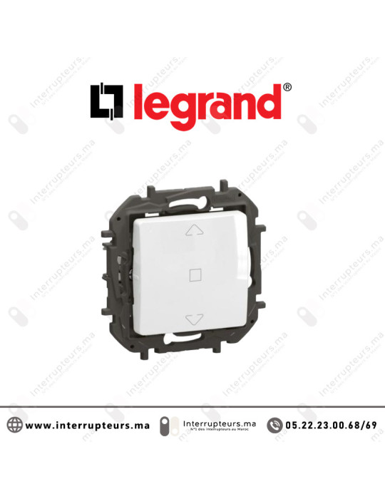 Poussoir volet roulants Legrand Niloe Blanc  Casablanca Maroc