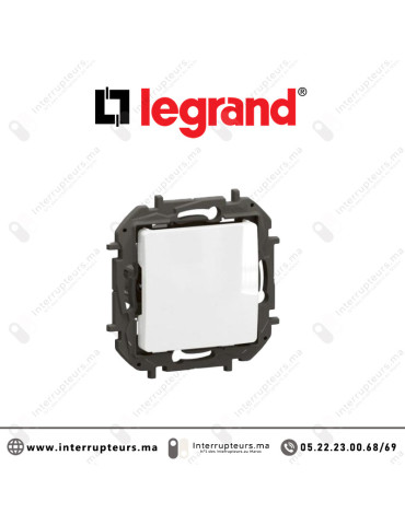 Obturateur Legrand Niloe Blanc Casablanca Maroc