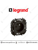 Prise 2P+T Legrand Niloe Noir Casablanca Maroc