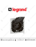 Prise 2P+T Legrand Niloe IP44 Noir Casablanca Maroc