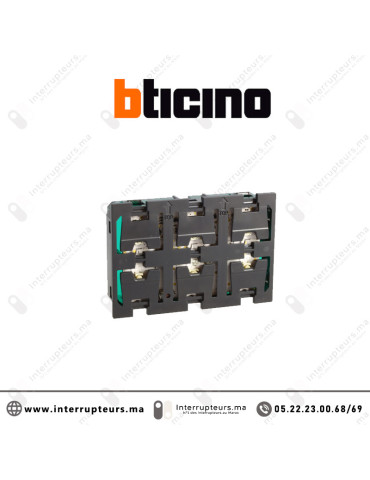 Commande 1 ou 2 fonctions BTICINO MyHome pour lumières ou volets 3M BTK4652M3 Casablanca Maroc