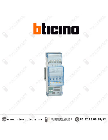 Contrôleur modulaire BTICINO MyHome multi-applications 4 sorties BTF411-4 Casablanca Maroc
