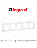 Plaque 5 postes Legrand Niloe Blanc Casablanca Maroc