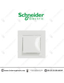 Interrupteur simple allumage Schneider Asfora blanc EPH0100121 Casablanca Maroc