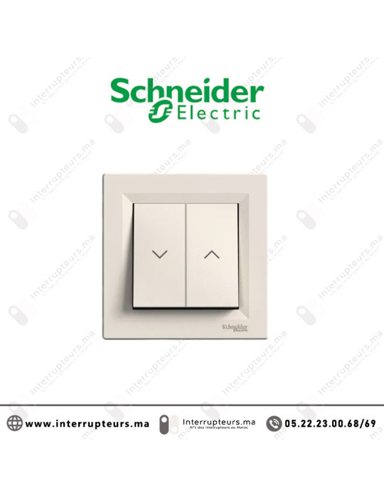Poussoir vole roulant Schneider Asfora crème EPH1300323 Casablanca Maroc