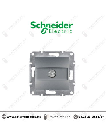 Prise TV Schneider Asfora acier EPH3200162 Casablanca Maroc