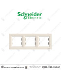 Plaque 3P Schneider Asfora crème EPH5800323 Casablanca Maroc