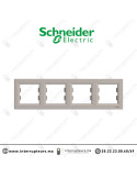 Plaque 4P Schneider Asfora bronze EPH5800469 Casablanca Maroc