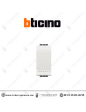 Interrupteur simple BTICINO LivingLight blanc N4001N Casablanca Maroc
