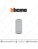 Interrupteur simple BTICINO LivingLight gris NT4001N Casablanca Maroc