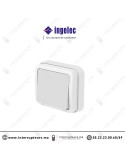 Interrupteur étanche gris clair INGELEC TROPIC 55 Casablanca Maroc