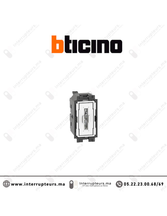 Poussoir 1M BTICINO Living Now BTK4005A Casablanca Maroc