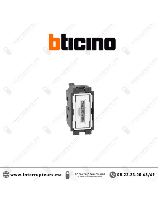 Commande volets roulants 1M BTICINO Living Now BTK4027 Casablanca Maroc