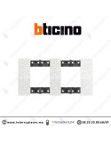 Plaque BTICINO Living Now 2x2 modules Pixel BTKA4802M2MW Casablanca Maroc
