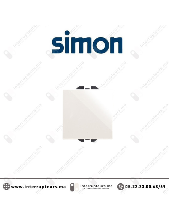 Interrupteur Simon 270 10Ax va-et-vient blanc 20000201-090 Casablanca Maroc