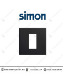 Cadre Simon 270 1 module Minima Noir mat 27101610-098 Casablanca Maroc