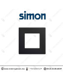 Cadre Simon 270 1 module Icon Noir mat 27000610-098 Casablanca Maroc