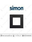 Cadre Simon 270 1 module IP44 noir mat 27192610-098 Casablanca Maroc