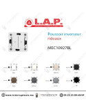 Poussoir inverseur rideaux LAP Millenium blanc 10927BL1 Casablanca Maroc