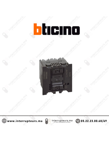Interrupteur variateur connecté BTICINO Living Now sans neutre 2M BTK4413CM2 Casablanca Maroc